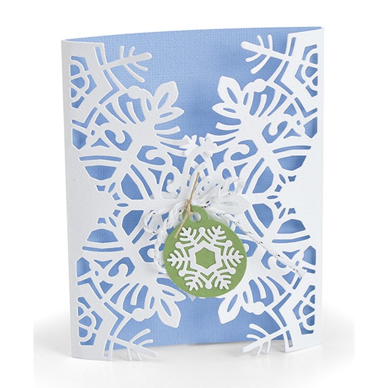 SIZZIX CORTADOR SET 4 pzas."Card Wrap Snowflake by Jordan Caderao"