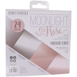 9407E MIRROR CARD PACK 6X6''. Moonlight & Rose