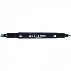 MONO EDGE - Rotulador Fluo. doble punta Verde.