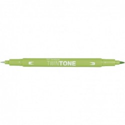 TWINTONE Rotulador doble punta. Lime green. 50