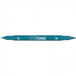 TWINTONE Rotulador doble punta. Turquoise blue. 84