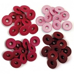 WIDE EYELETS ALUMINUM RED