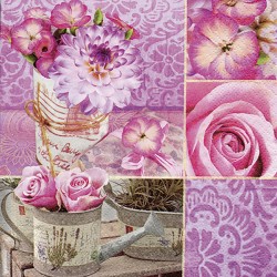 Rosa Floral Collage