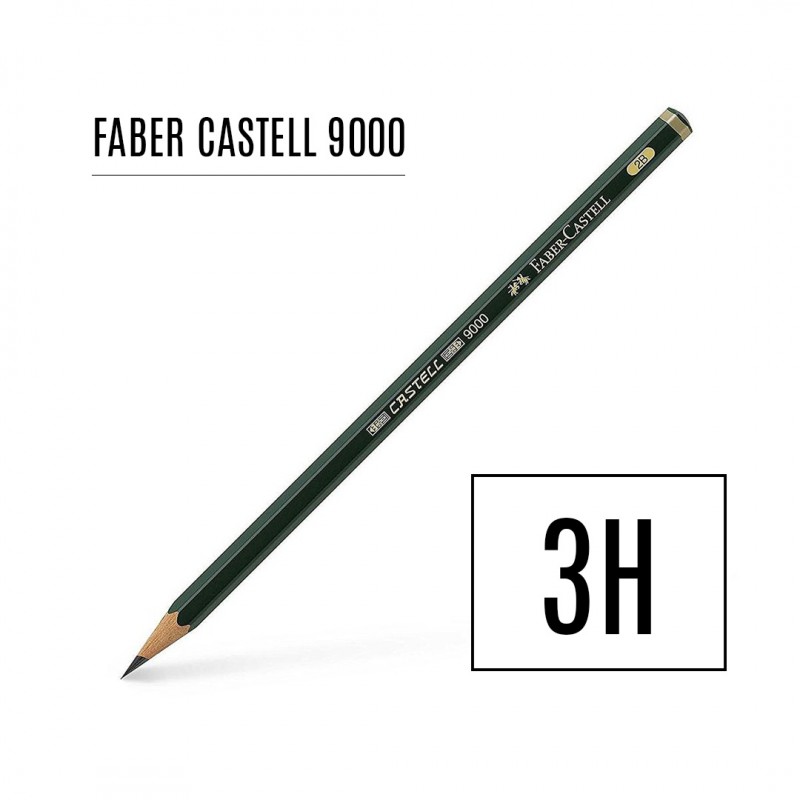 LAPIZ Faber Castell 9000- 3H
