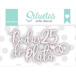 BODAS DE PLATA /ALIANZAS CHIPBOARD