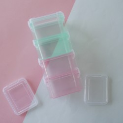 Caja Mini Almacenaje 6x9x5 cm Rosa