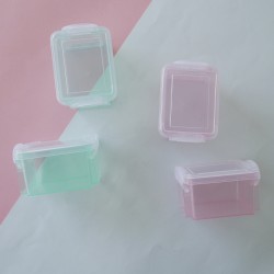 Pack 2 mini cajas rosa y mint