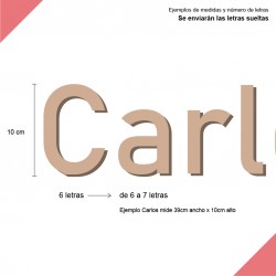 Bahnschrift tipografía sin serife nombre personalizado en madera de chopo