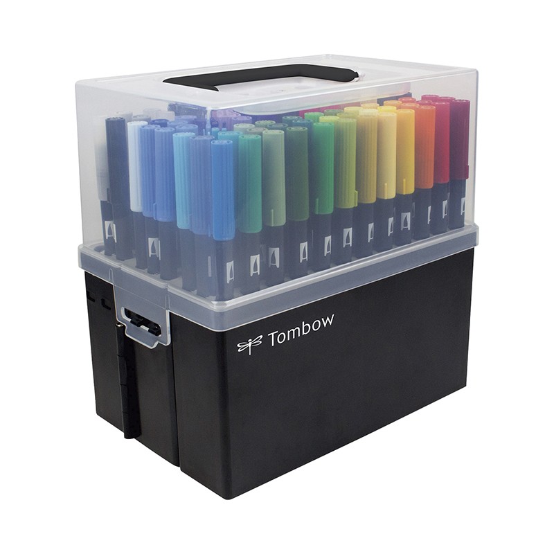 Rotuladores Tombow Dual Brush Caja de 6 Colores Suaves
