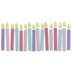 Troquel Sizzix Birthday Candles by Kath Breen