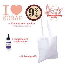 Kit para crear tu bolsa personalizada de la ciudad de Valencia.