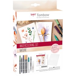 WATERCOLORING SET NATURE by TOMBOW