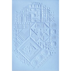 SIZZIX (CH4-21) CARPETA EMBOSSING "Interface by Georgie Evans"