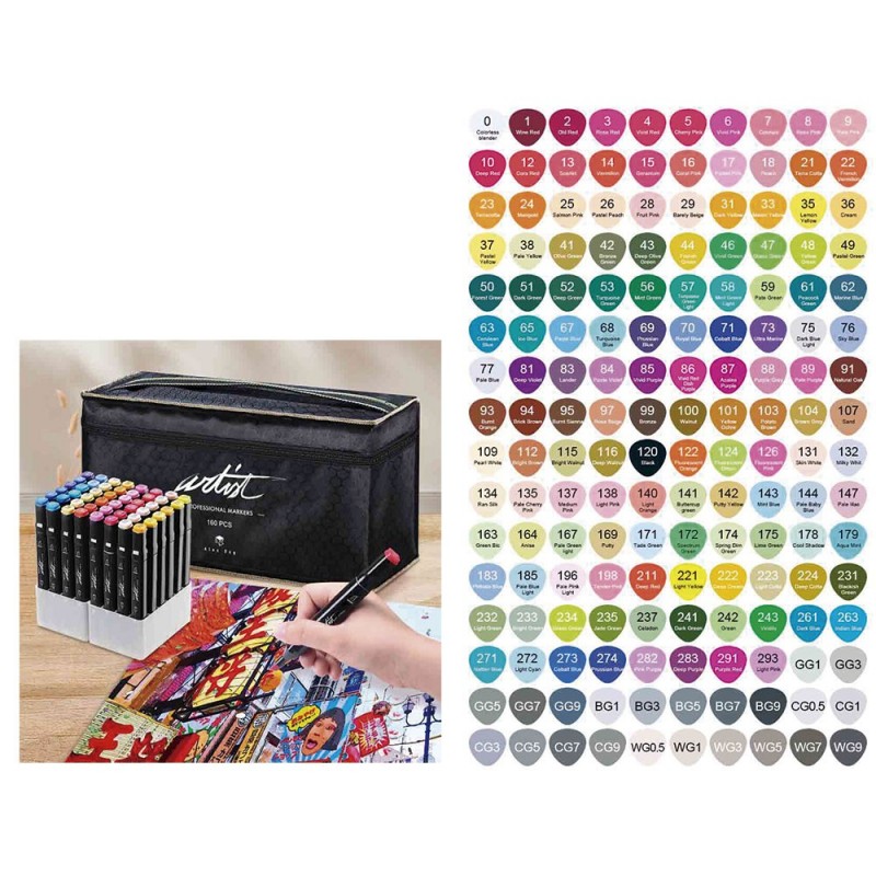 Rotuladores acrilicos estuche 24 colores- Alex Bog- Lloc d'Art