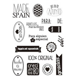 "MADE IN SPAIN" STAMP CLEAR A5 ARTIS DECOR