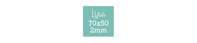 Lisa 70x50cm 2mm