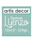 Cartulina Textura Lienzo 12x12" 216g