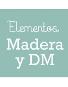 Elementos de Madera y DM navideños